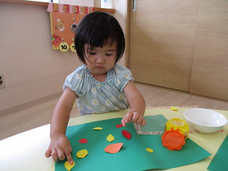 きりん組　１０月の制作🍄